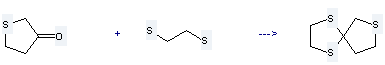 3(2H)-Thiophenone,dihydro- is used to produce 1,4,7-trithia-spiro[4.4]nonane by reaction with ethane-1,2-dithiol.